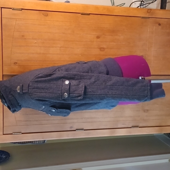 VINTAGE MAXUM STUDIO CROPPED STREETWEAR COAT - Picture 3 of 8